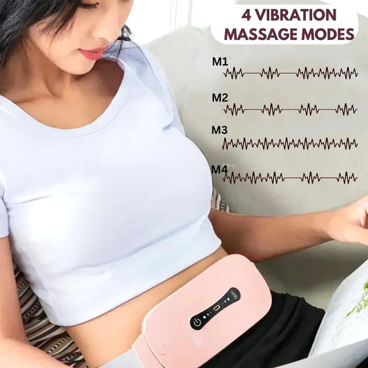 Electric Menstrual Heating Pad Period Cramp Massager
