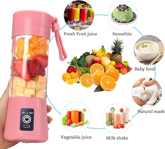 USB rechargeable mini juicer blender