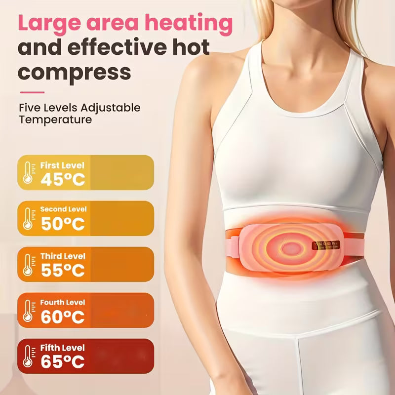 Electric Menstrual Heating Pad Period Cramp Massager