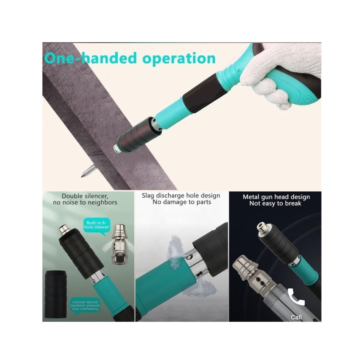 Adjustable Steel Nail Gun